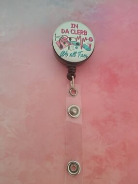 Funny 'In Da Clerb' Badge Reel - Nurse/Medical Theme